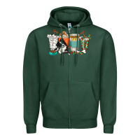 Sports Green alaskan border collie dog coffee cups Zipper Hoodie - texasbilliewilder