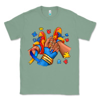 Sage Autism afro girl sneakers Classic Tee - RanaPortraitStore