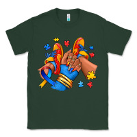 Sports Green Autism afro girl sneakers Classic Tee - RanaPortraitStore