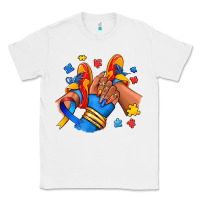 White Autism afro girl sneakers Classic Tee - RanaPortraitStore