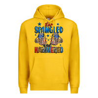 Lemon star spangled and hammered skeleton hand Premium Hoodie - Jasminsmagicworld