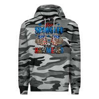 Slate Camo star spangled and hammered skeleton hand Premium Hoodie - Jasminsmagicworld