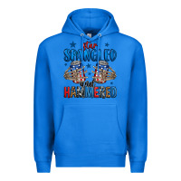 True Royal star spangled and hammered skeleton hand Premium Hoodie - Jasminsmagicworld