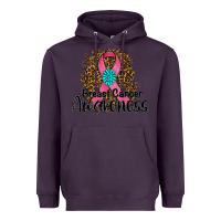 Plum breast cancer awareness Heavyweight Hoodie - RanaPortraitStore