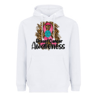 White breast cancer awareness Heavyweight Hoodie - RanaPortraitStore