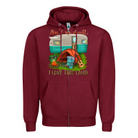 Burgundy ain t no doubt i love this land Zipper Hoodie - texasbilliewilder