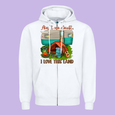 Zipper Hoodie ain t no doubt i love this land