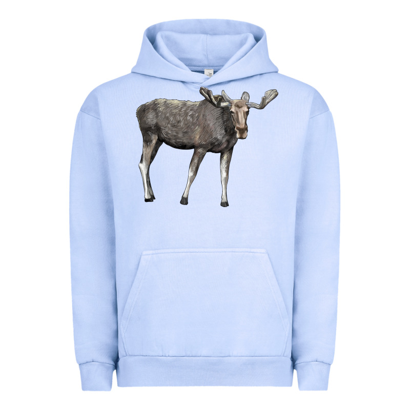 Moose Buck Deer Urban Hoodie by LillyAllenDesigns | Teevron