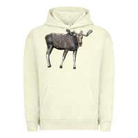 Pigment Pistachio Moose Buck Deer Urban Hoodie - LillyAllenDesigns