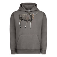 Pigment Tornado Moose Buck Deer Urban Hoodie - LillyAllenDesigns