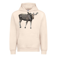 Sandshell Moose Buck Deer Urban Hoodie - LillyAllenDesigns