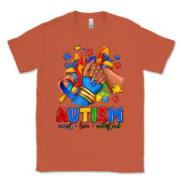 Copper Autism accept love understand afro girl sneakers Classic Tee - RanaPortraitStore