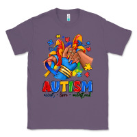 Lavender Autism accept love understand afro girl sneakers Classic Tee - RanaPortraitStore