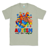 Matcha Autism accept love understand afro girl sneakers Classic Tee - RanaPortraitStore