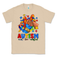 Mushroom Autism accept love understand afro girl sneakers Classic Tee - RanaPortraitStore