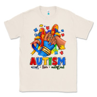 Natural Autism accept love understand afro girl sneakers Classic Tee - RanaPortraitStore
