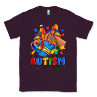 Plum Autism accept love understand afro girl sneakers Classic Tee - RanaPortraitStore