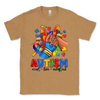 Toasted Coconut Autism accept love understand afro girl sneakers Classic Tee - RanaPortraitStore