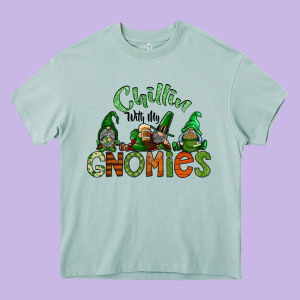 St Patricks Day Gnomes Heavy Core Tee Designed By Cowhidedigitalart