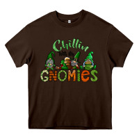 Chocolate Brown st patricks day gnomes Heavy Core Tee - CowhideDigitalArt