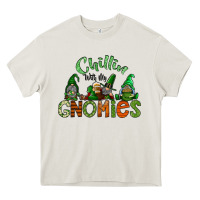 Cream st patricks day gnomes Heavy Core Tee - CowhideDigitalArt