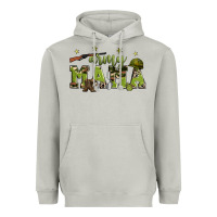 Moon Dust army mama Heavyweight Hoodie - Zillion Design Studio