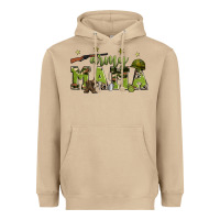 Mushroom army mama Heavyweight Hoodie - Zillion Design Studio