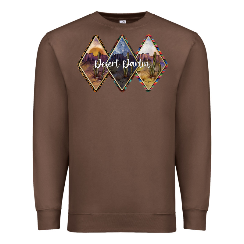 Desert Darlin Premium Sweatshirt by SublimationCraftShop | Teevron