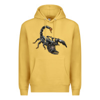 Antique Gold scorpion Premium Hoodie - LillyAllenDesigns