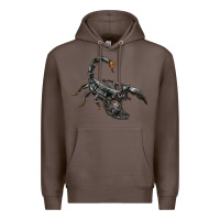 Coffee scorpion Premium Hoodie - LillyAllenDesigns