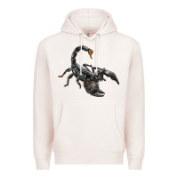 Pale Pink scorpion Premium Hoodie - LillyAllenDesigns