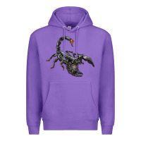 Purple scorpion Premium Hoodie - LillyAllenDesigns