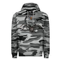Slate Camo scorpion Premium Hoodie - LillyAllenDesigns