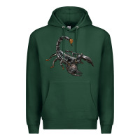 Sports Green scorpion Premium Hoodie - LillyAllenDesigns