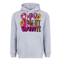 Heather Grey go fight win Heavyweight Hoodie - RanaPortraitStore