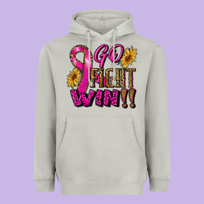 Go Fight Win Heavyweight Hoodie Designed By Ranaportraitstore