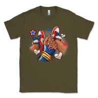 Army Green Baseball afro girl sneakers Classic Tee - RanaPortraitStore