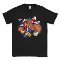 Black Baseball afro girl sneakers Classic Tee - RanaPortraitStore