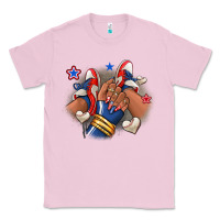 Bubblegum Pink Baseball afro girl sneakers Classic Tee - RanaPortraitStore