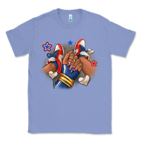 Colony Blue Baseball afro girl sneakers Classic Tee - RanaPortraitStore