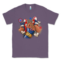 Lavender Baseball afro girl sneakers Classic Tee - RanaPortraitStore