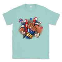 Seafoam Baseball afro girl sneakers Classic Tee - RanaPortraitStore