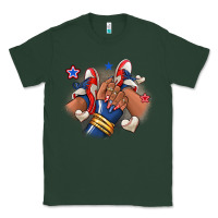 Sports Green Baseball afro girl sneakers Classic Tee - RanaPortraitStore