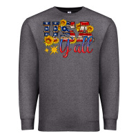 Charcoal Heather usa y all Premium Sweatshirt - HRA Design Shop