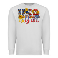 Dove Grey usa y all Premium Sweatshirt - HRA Design Shop