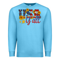 Ocean Blue usa y all Premium Sweatshirt - HRA Design Shop