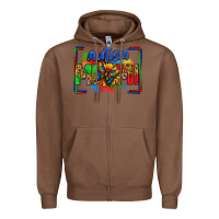 Chestnut autism mimi Zipper Hoodie - Zillion Design Studio