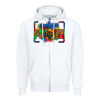 White autism mimi Zipper Hoodie - Zillion Design Studio