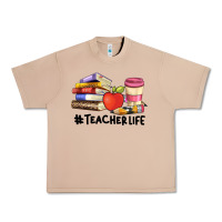Burro teacher life with books  pen and coffee Urban Heavy Tee - Artiststas