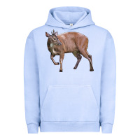 Pigment Grape Ice Red Brocket Buck Deer Urban Hoodie - LillyAllenDesigns